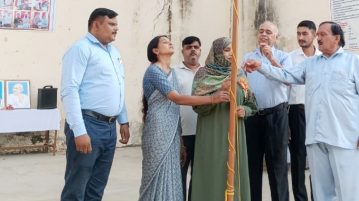 बाल ज्ञान निकेतन इंटर कॉलेज बास्टा में गांधी जयंती कार्यक्रम आयोजित हुआ