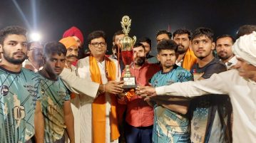 जेपी एकैडमी द्वारा चल रहा कबड्डी टूर्नामेंट में जेपी एकेडमी टीम रही विजय