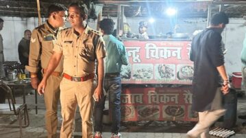 आबकारी निरीक्षक शैलेन्द्र कुमार द्वारा रेस्टोरेंट और ढाबो की चेकिंग की गई